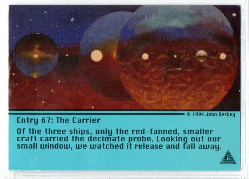 FPG Cards 1994 John Berkey - Entry 67 The Carrier