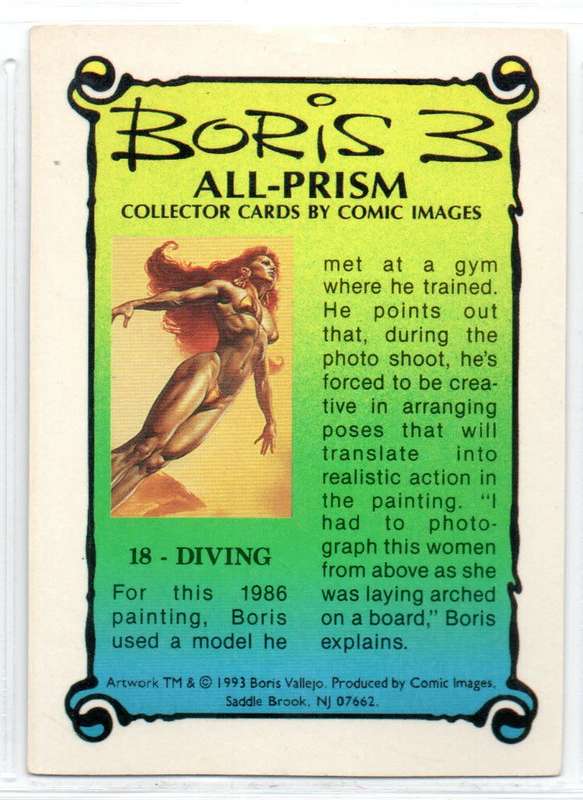 Comic Images 1993 Boris 3 All-Prism - 18 Diving