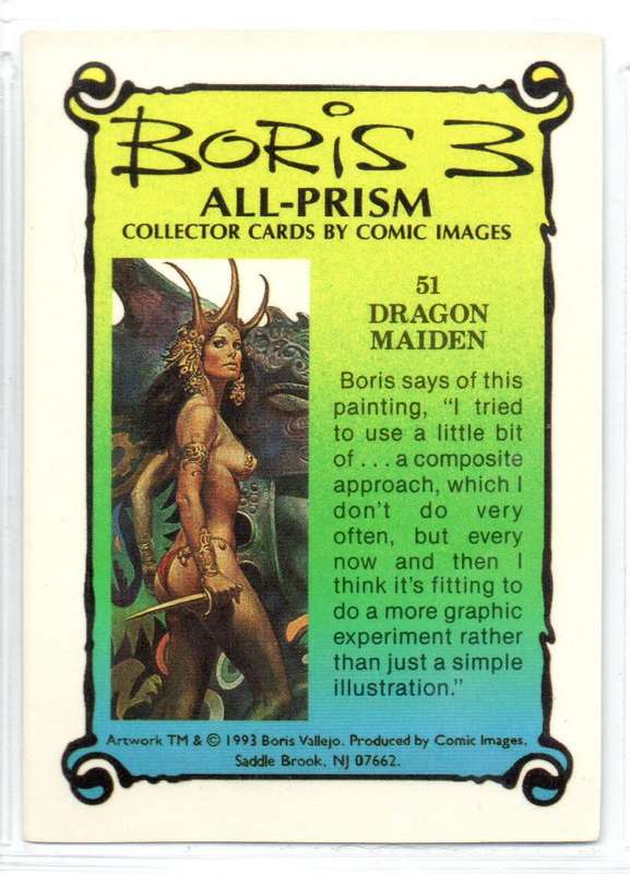 Comic Images 1993 Boris 3 All-Prism - 51 Dragon Maiden