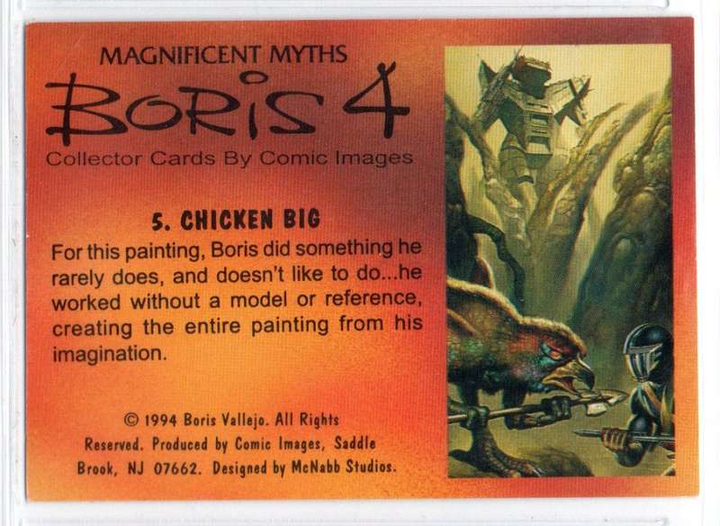 Comic Images 1994 Boris 4 Magnificent Myths - 5 Chicken Big