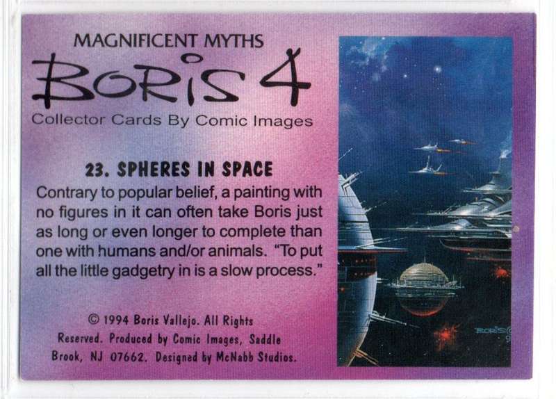 Comic Images 1994 Boris 4 Magnificent Myths - 23 Spheres in Space