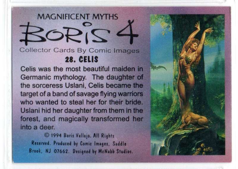 Comic Images 1994 Boris 4 Magnificent Myths - 28 Celis