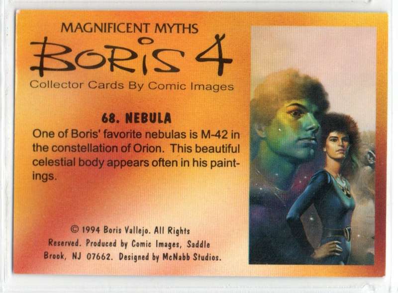 Comic Images 1994 Boris 4 Magnificent Myths - 68 Nebula