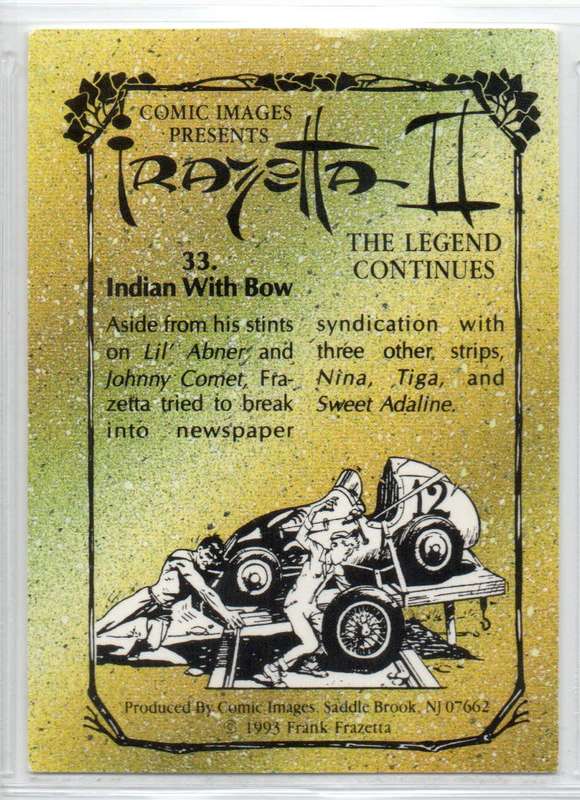 Comic Images 1993 Frazetta II The Legend Continues - 33 Indian with Bow