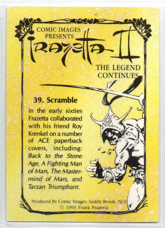 Comic Images 1993 Frazetta II The Legend Continues - 39 Scramble