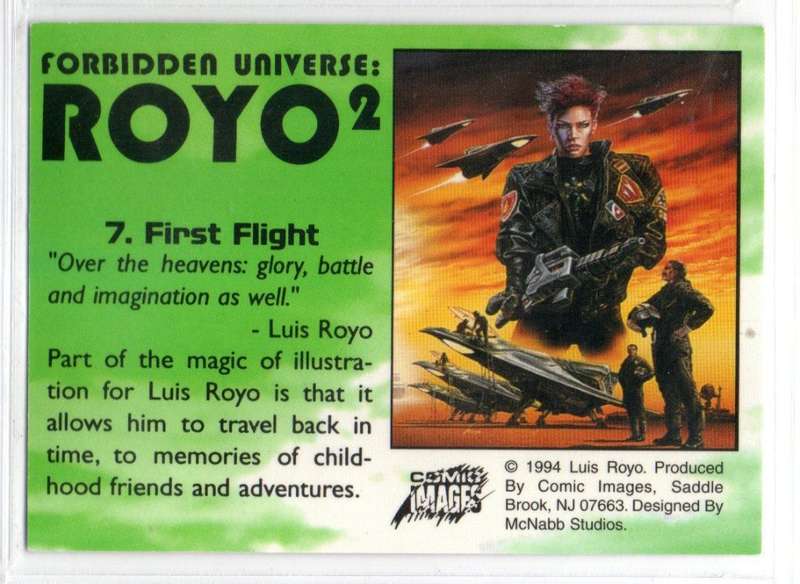 Comic Images 1994 Forbidden Universe: Royo 2 - 7 First Flight