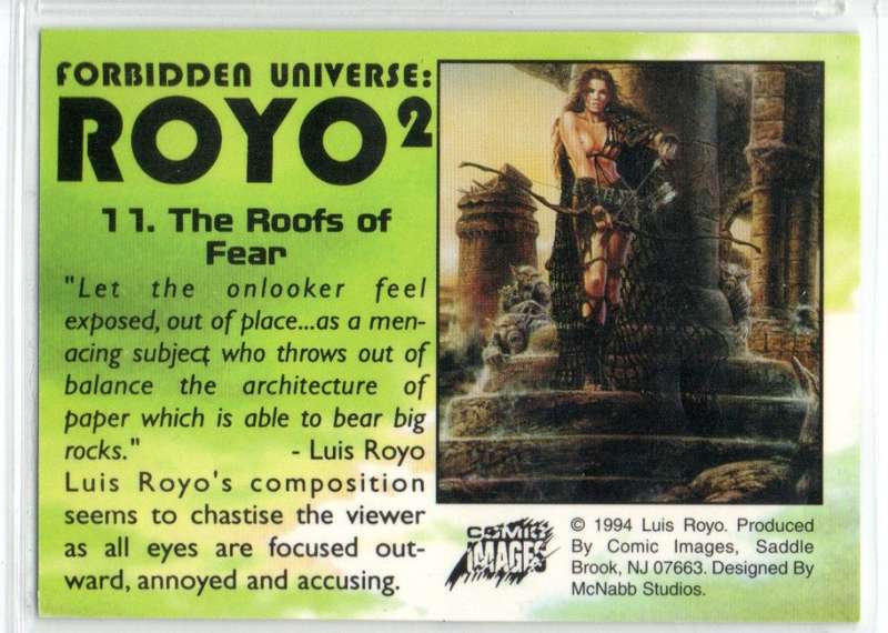 Comic Images 1994 Forbidden Universe: Royo 2 - 11 The Roofs of Fear
