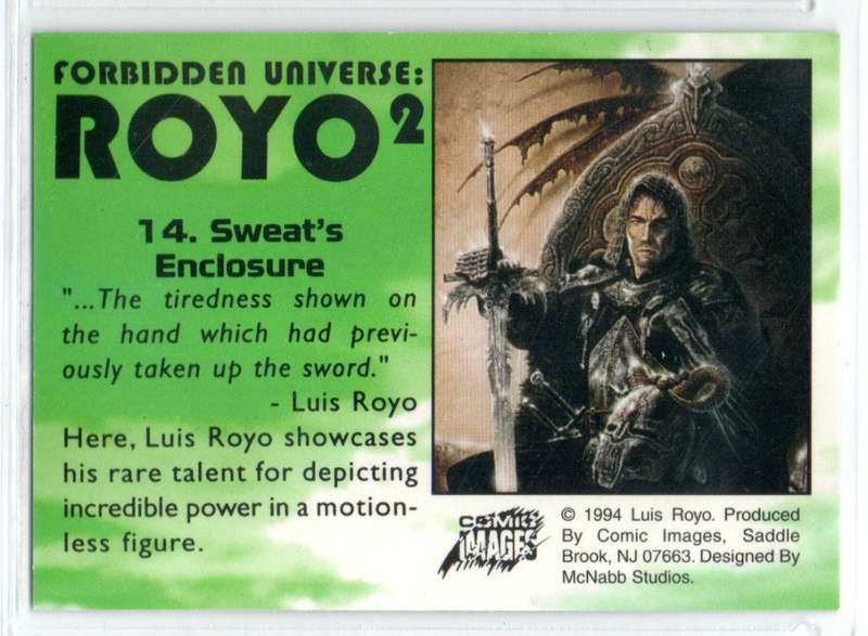 Comic Images 1994 Forbidden Universe: Royo 2 - 14 Sweat`s Enclosure