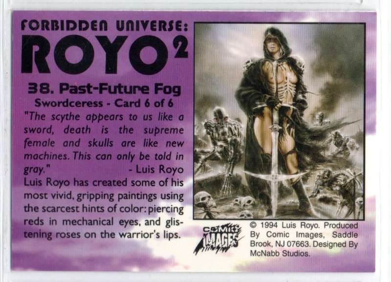 Comic Images 1994 Forbidden Universe: Royo 2 - 38 Past-Future Fog