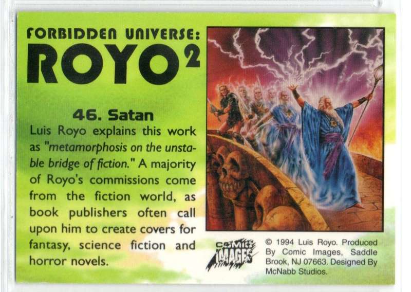 Comic Images 1994 Forbidden Universe: Royo 2 - 46 Satan