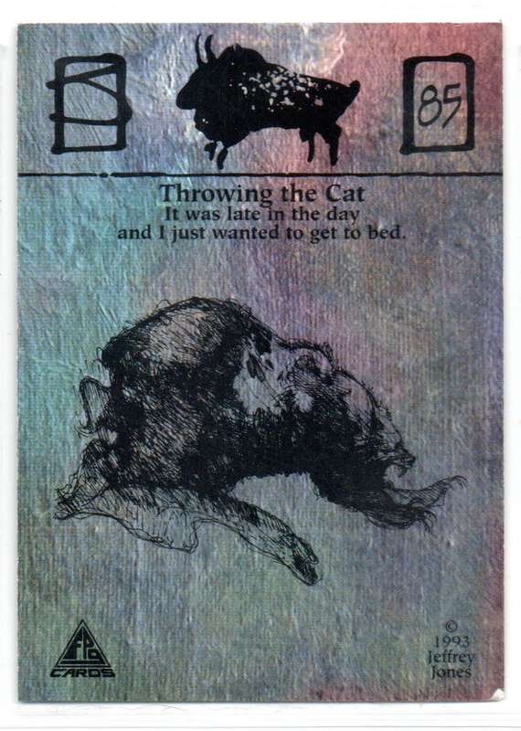 FPG Cards 1993 Jeffrey Jones - 85 Throwing the Cat