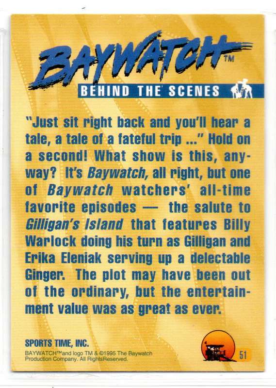 Sports Time Inc 1995 Baywatch - 51 Behind the Scenes