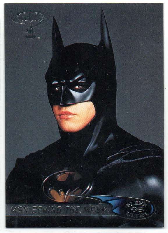 Fleer Ultra 95 DC Comics Batman Forever  - 3 Man Behind The Mask
