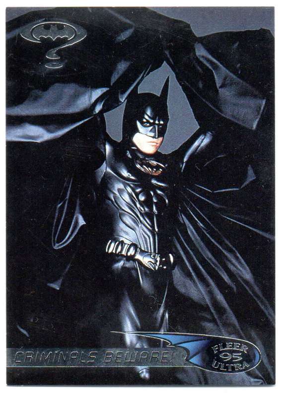 Fleer Ultra 95 DC Comics Batman Forever  - 6 Criminals Beware!