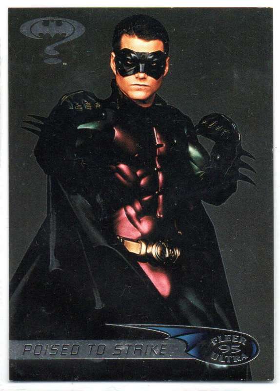 Fleer Ultra 95 DC Comics Batman Forever  - 12 Poised to Strike