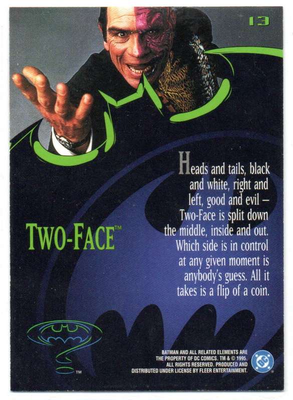 Fleer Ultra 95 DC Comics Batman Forever  - 13 Two-Face