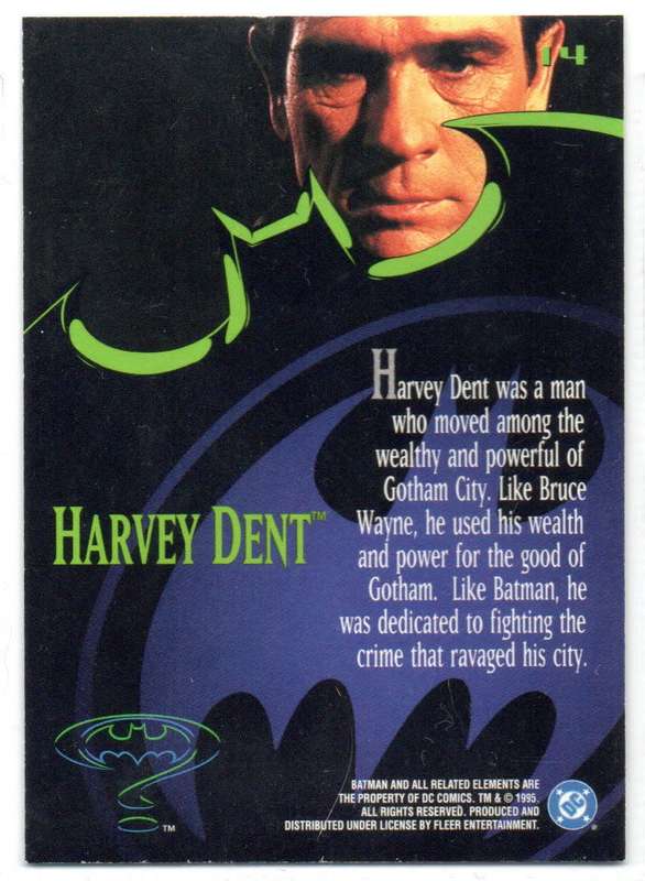 Fleer Ultra 95 DC Comics Batman Forever  - 14 Harvey Dent