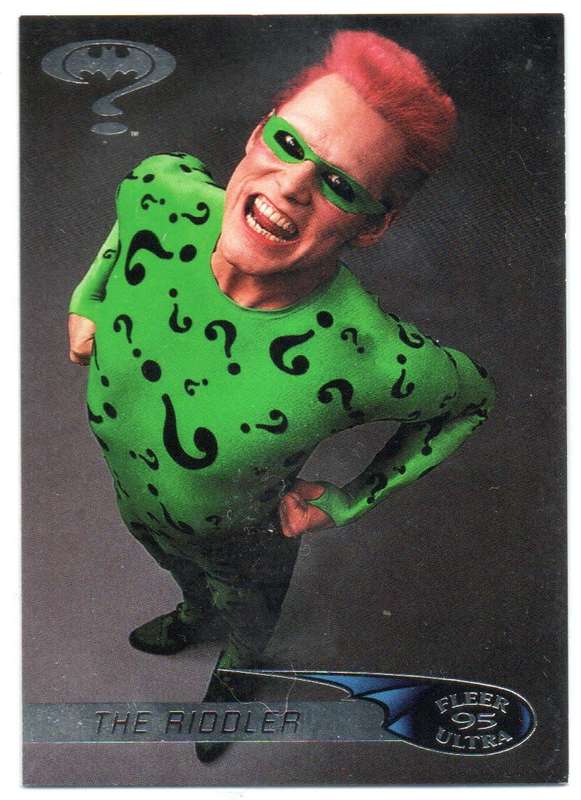 Fleer Ultra 95 DC Comics Batman Forever  - 18 The Riddler