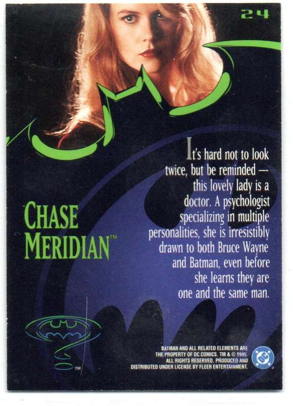 Fleer Ultra 95 DC Comics Batman Forever  - 24 Chase Meridian