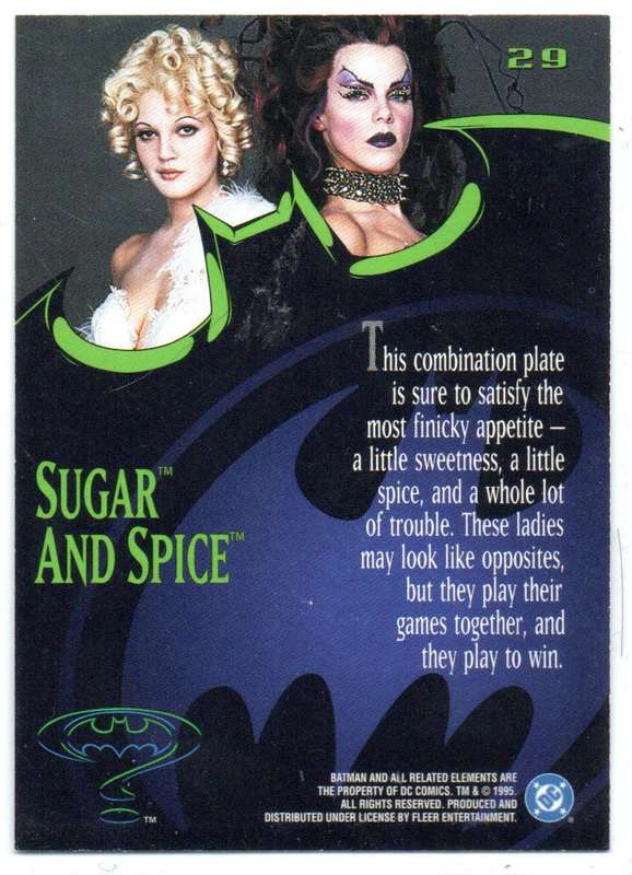 Fleer Ultra 95 DC Comics Batman Forever  - 29 Sugar and Spice