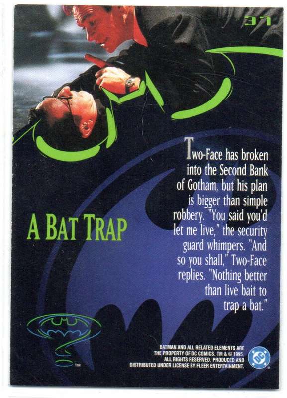 Fleer Ultra 95 DC Comics Batman Forever  - 37 A Bat Trap