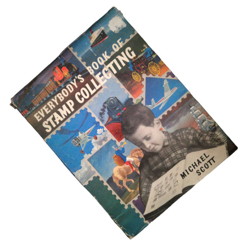 1958 Everybody`s Book Of Stamp Collecting by Micael Scott Hardcover w/Dustjacket