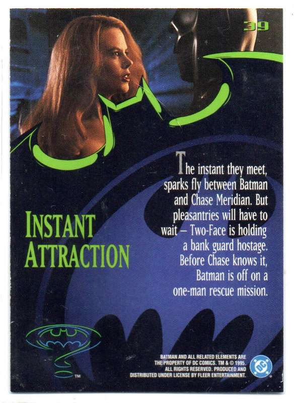 Fleer Ultra 95 DC Comics Batman Forever  - 39 Instant Attraction