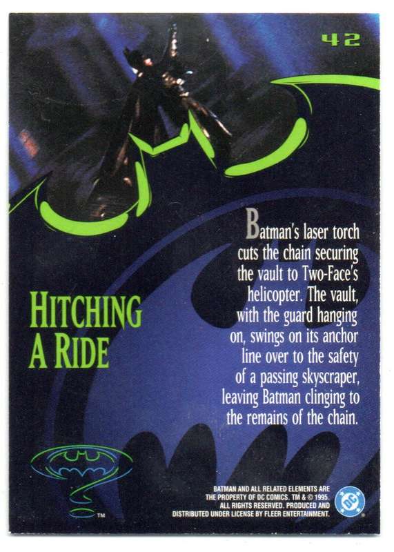 Fleer Ultra 95 DC Comics Batman Forever  - 42 Hitching A Ride