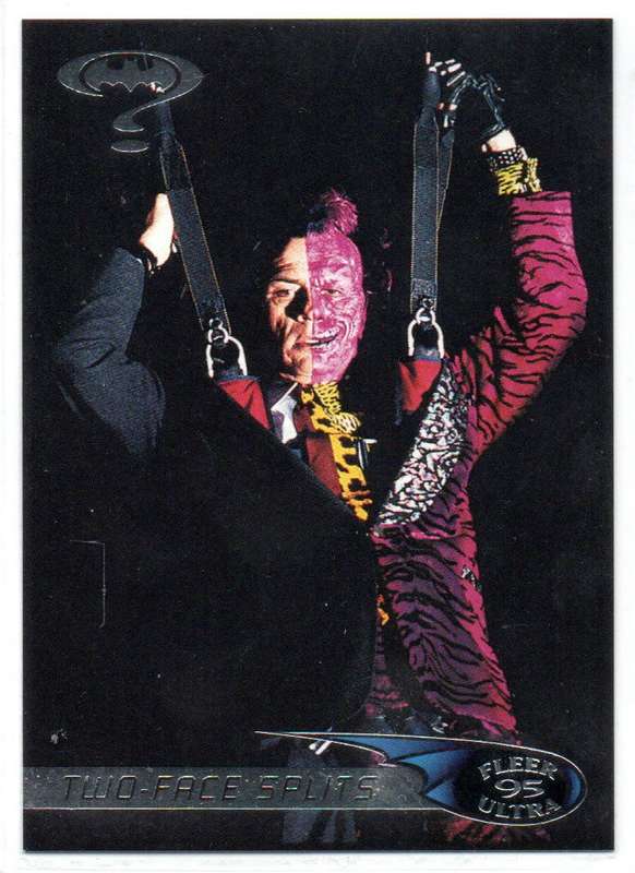 Fleer Ultra 95 DC Comics Batman Forever  - 43 Two-Face Splits