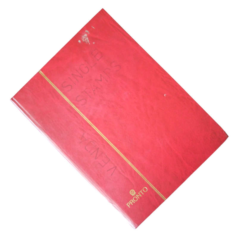 Pronto Red 16 Page / 32 Side (White) Stockbook