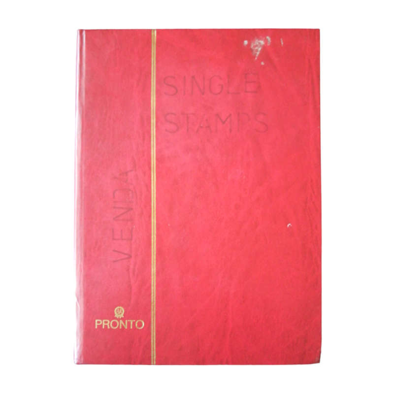 Pronto Red 16 Page / 32 Side (White) Stockbook