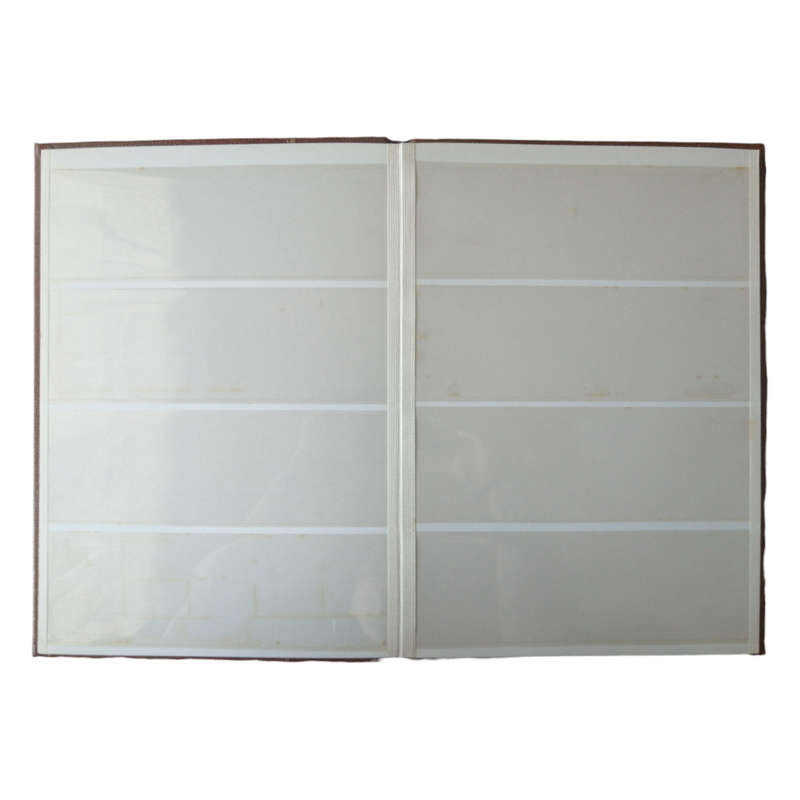 KABE Brown 8 Page / 16 Side (White) Stockbook