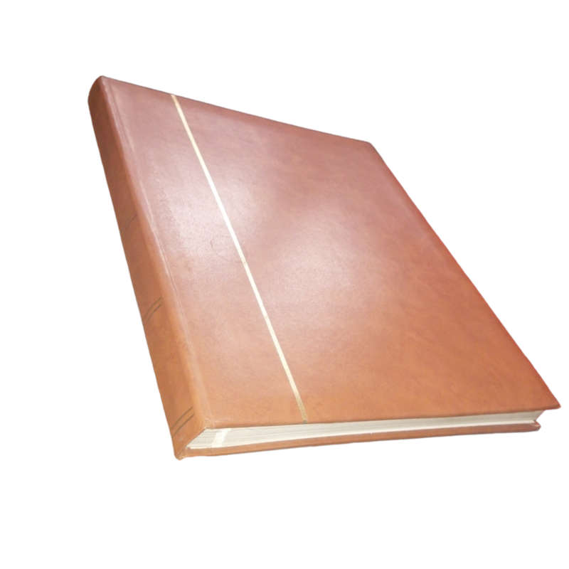 Brown 16 Page / 32 Side (White) Stockbook