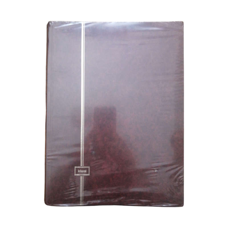 Ideal Brown 16 Page / 32 Side (White) Stockbook