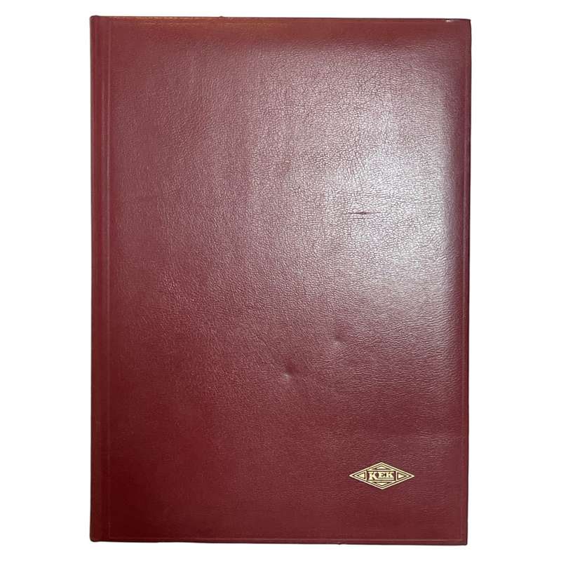 KEK Red 8 Page / 16 Side (White) Stockbook *Stained Pages
