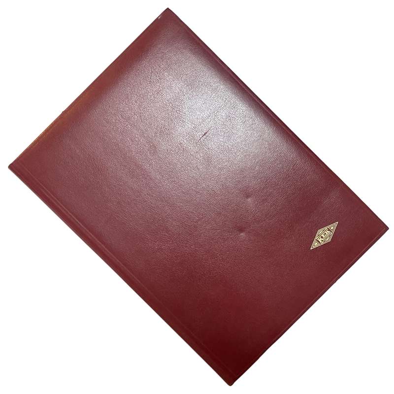 KEK Red 8 Page / 16 Side (White) Stockbook *Stained Pages