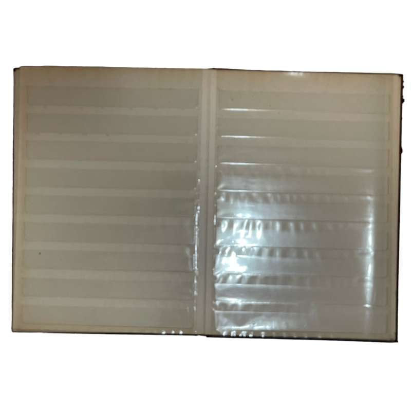 KEK Red 8 Page / 16 Side (White) Stockbook *Stained Pages