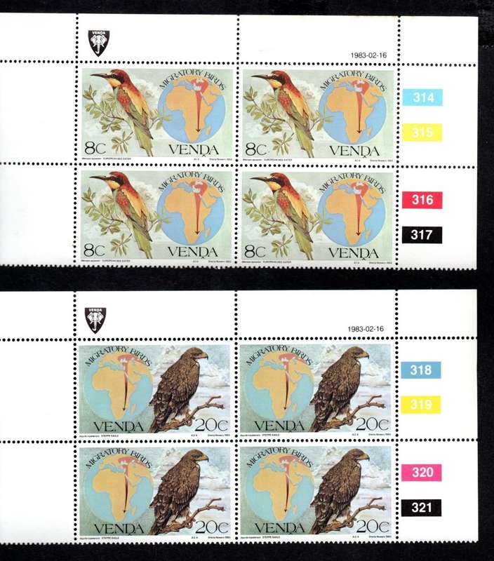 Venda 1983/02/16 Migratory birds Control Block Set