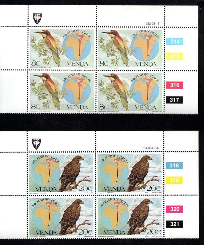 Venda 1983/02/16 Migratory birds Control Block Set