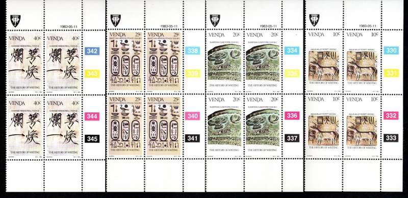 Venda 1983/05/11 History of writing Control Block Set
