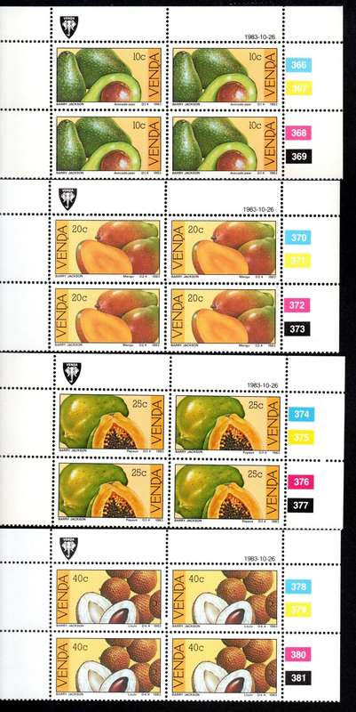 Venda 1983/10/26 Subtropical fruit Control Block Set