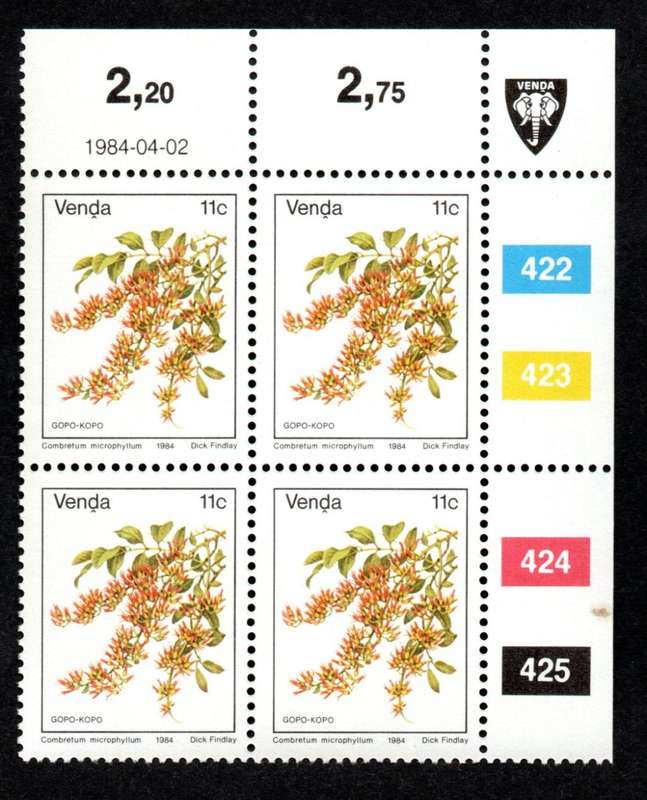 Venda 1984/04/02 Additional value to the Definitive issue Control Block Set