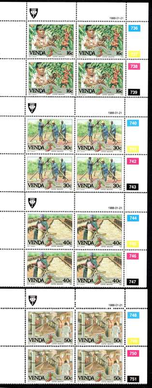 Venda 1988/01/21 Coffee industry Control Block Set