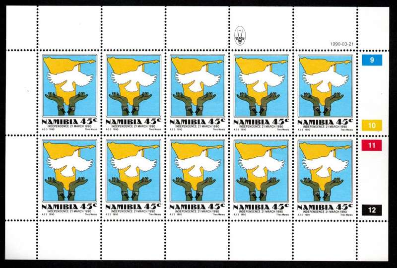 Namibia 1990/03/21 Independent state 45c Complete set of 10