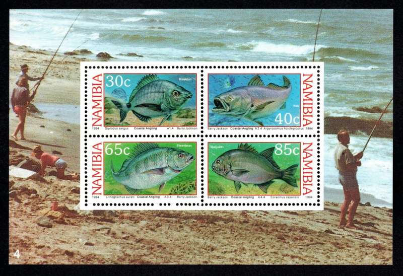 Namibia 1994/02/04 Coastal angling Miniature Sheet