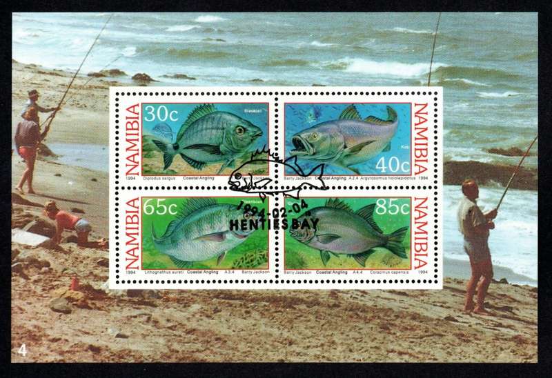 Namibia 1994/02/04 Coastal angling Miniature Sheet