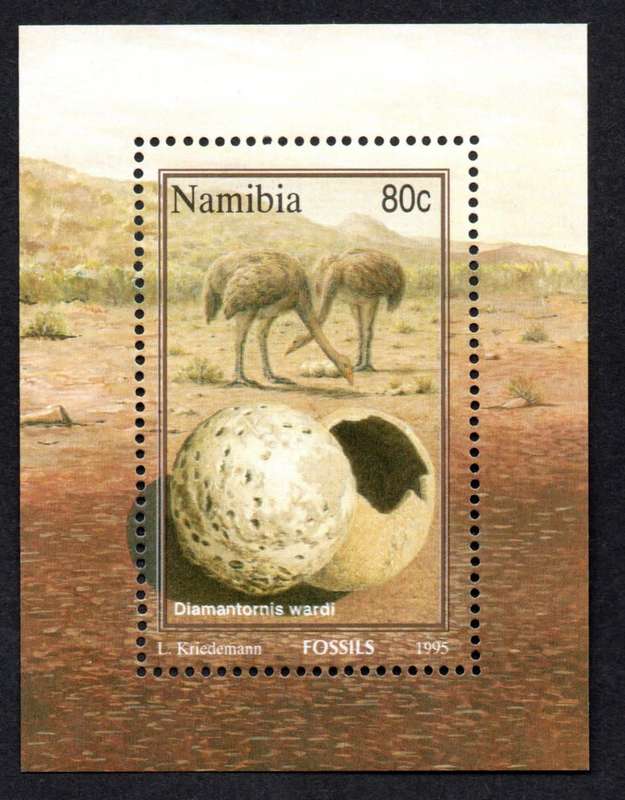 Namibia 1995/05/24 Namibian fossils Miniature Sheet