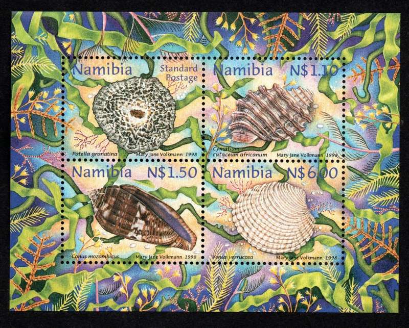 Namibia 1998/05/14 Shells of Namibia Miniature Sheet