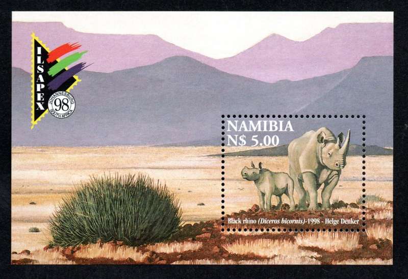 Namibia 1998/10/20 ILSAPEX National SA stamp Exhibition Miniature Sheet