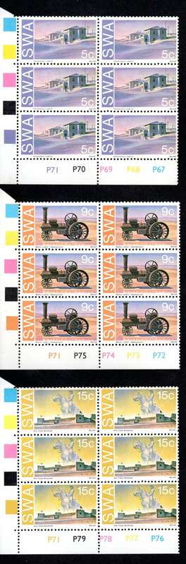South-West Africa 1975/07/23 Historic monuments Control Block Set